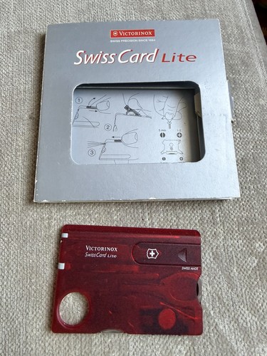 Victorinox swisscard lite - lite, rot