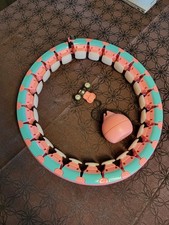 Smart Hula Hoop Fitnessreifen für Erwachsene, Inkl. Gewichtskugel