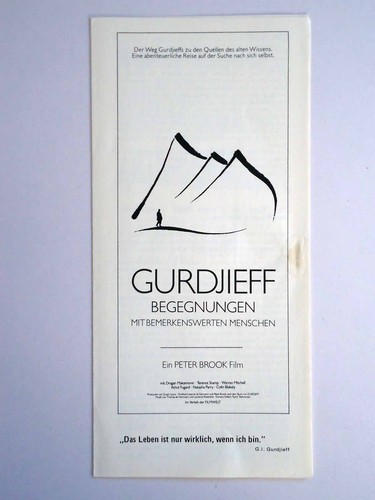 Gurdjieff begegnungen mit - gurdjieff,