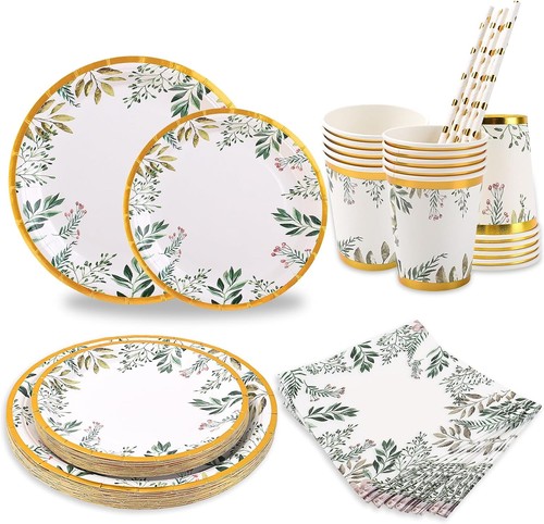 Grün partygeschirr set - grün, 125