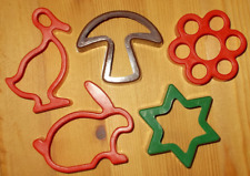 Ausstecher Kunststoff Bunt Hase? Ente ? Stern ⭐ Pilz ?Blume ?Ausstechform