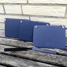 3 x Schiefertafel 13 x 1 8cm Memoboard Kreidetafel Schreibtafel Tafel Wandtafel 