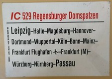 Zuglaufschild 30*21cm IC