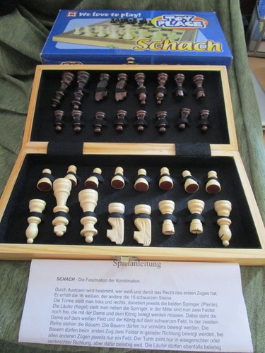 Schachspiel klappbar mit - schachspiel,