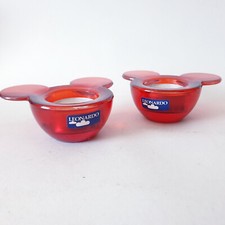 Leonardo Disney Micky Maus Teelicht Halter rot 2 Stück