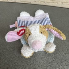 Käthe Kruse Hund Kuscheltier Plüsch Schmusetuch gestreift Punkte Wärmekissen