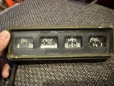 Original Stewart Warner Instrument Cluster Jeep M38A1 M38 M37 24V Gauge