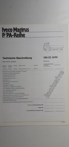 Iveco magirus pa reihe - iveco, magirus: