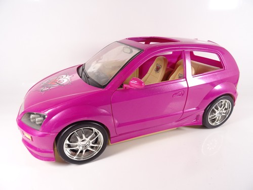 Barbie auto flavas street - barbie-auto,