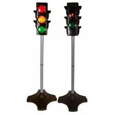 Verkehrsampel 2-in-1  Auto und Füßgänger Spielzeug Ampel mit Licht Ampelanlage