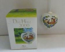 Hutschenreuther Jahresherz Porzellan 2000 in OVP