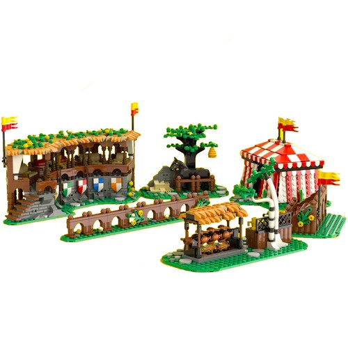Builds grandstand wooden - 6x,