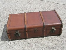 Großer Vintage Übersee Koffer 100 x  54 x 30  cm für Dekoration Reise Film Tisch