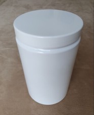 2500 ml Vorratsdose Schraubdose Kunststoff Dose * Schraubdeckel  * weiß * rund