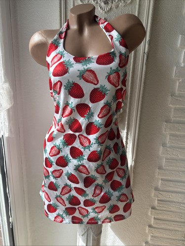 Erdbeer kleid minikleid - erdbeer-kleid,