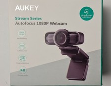 AUKEY Webcam Full HD 1080p USB Autofokus PC Kamera Stereo Mikrofon Streaming
