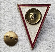 DDR Absolventen Abzeichen weis