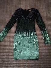 H&M Pailletten Minikleid Gr 36