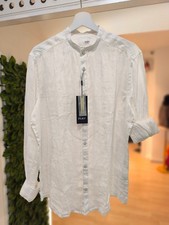 RAY Leinenhemd, 100% Leinen, Langarm, weiß, Stehkragen, UVP  49,99 Euro