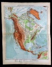ANDREES HAND ATLAS MAP PLATE