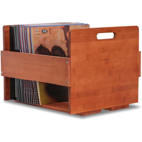 Vinyl aufbewahrung holz - lp,