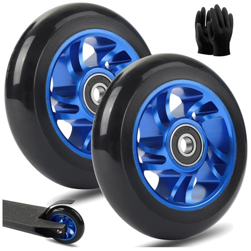 Scooter rollen 100mm blau - 100mm,