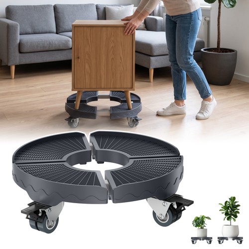Pflanzen rolluntersetzer grau - pflanzen,