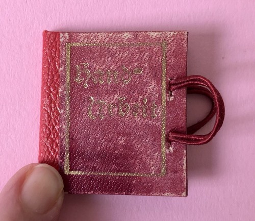 Antike handarbeit mappe - handarbeit,