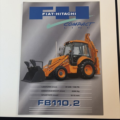Fiat hitachi fb110 prospekt - hitachi, fb110.2