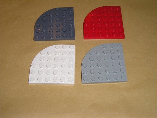Lego platte rundplatte - lego, 2x