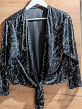 Bluse zum knoten 80er - zum,