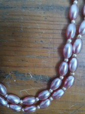 Modeschmuck Kette Rosa