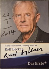 Rolf Becker orig. Autogrammkarte In aller Freundschaft