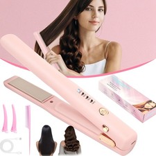 Glätteisen Kabellos Haarglätter & Lockenstab Akku-Haarglätter 4 Gang Haarglätter