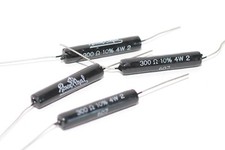 4x Vintage Rosenthal Widerstand 300 Ohm / 4 W für Röhrenverstärker, 50er J., NOS