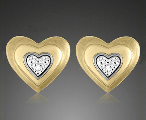 Echt gold ohrstecker - echt, ***