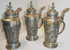 H4698# 3 Zinnkrüge Frieling