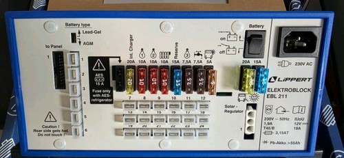 Ebl 211 mit - 211, anzeigepanel