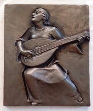 Eisen Guss Platte Relief