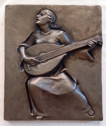 Eisen guss platte relief - eisen,