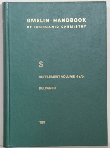 Gmelin handbook inorganic - handbook,