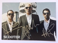 Scooter JP Baxxter 3x signiert