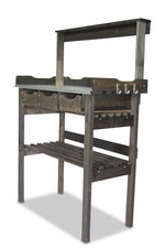 Pflanztisch aus Holz mit 3