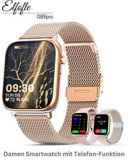 G89pro Damen Smartwatch mit Bluetooth Telefon Funktion wasserdicht 123 Sportmodi