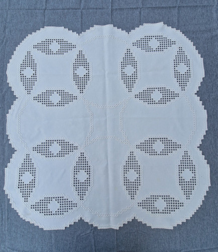 Hardanger decke handarbeit - hardanger, decke,