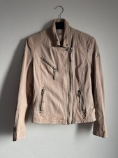 Lederjacke Biker Gipsy Rosa Gr. L  Echtes Leder