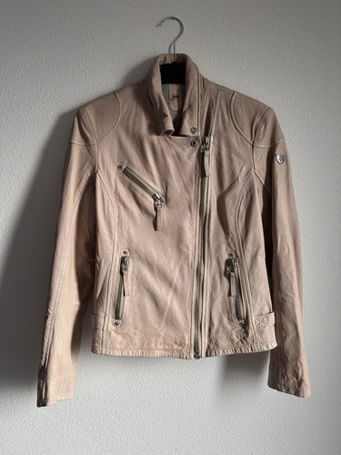 Lederjacke biker gipsy - lederjacke, rosa