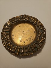 Messing Schale/Aschenbecher Handarbeit