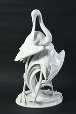 C25U43- Herend Porzellan Figur Storchenpaar signiert Toth 1959