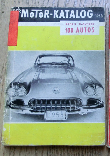 100 autos motor katalog 1958 - autos,